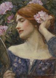 Vanity, 1910 (John William Waterhouse) - Muzeo.com