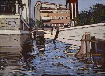 Venise n°3 (Canal à Venise) (Wassily Kandinsky) - Muzeo.com