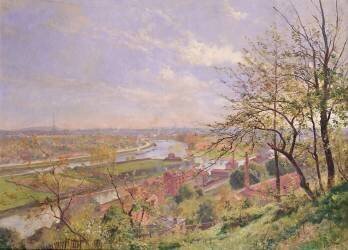 View of Boulogne sur Seine (Louis Tauzin) - Muzeo.com