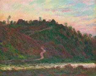 Village de la Roche-Blond: effet du soir (Claude Monet) - Muzeo.com