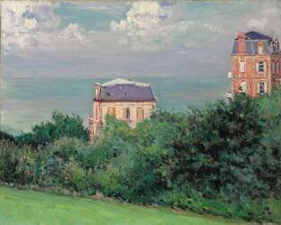 Villas at Villiers-sur-Marne (Gustave Caillebotte) - Muzeo.com
