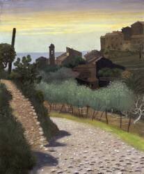 Vue de l'Eglise Saint-Anne (Félix Vallotton) - Muzeo.com