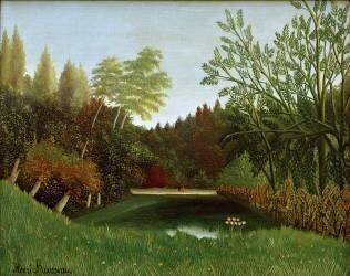 Vue du Bois de Boulogne (Henri Rousseau) - Muzeo.com
