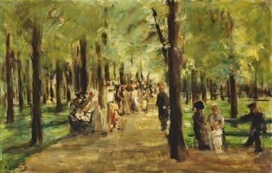 Walkers in the Tiergarten (Max Liebermann) - Muzeo.com