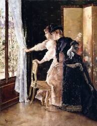 Watching the Fiance pass by (Alfred Stevens) - Muzeo.com