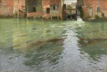 Water Mill (Frits Thaulow) - Muzeo.com