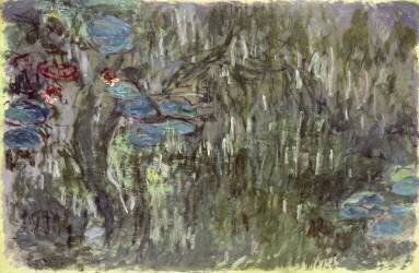 Waterlilies with Reflections of Willows (Claude Monet) - Muzeo.com