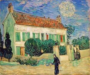 White House at Night (Vincent van Gogh) - Muzeo.com