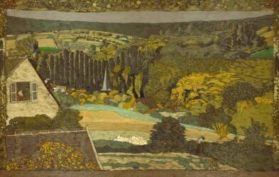 Window Overlooking the Woods (Edouard Vuillard) - Muzeo.com