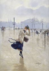 Windy Day (Jean Béraud) - Muzeo.com