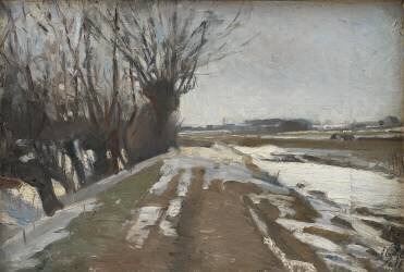Winter Landscape (Albert Gottschalk) - Muzeo.com