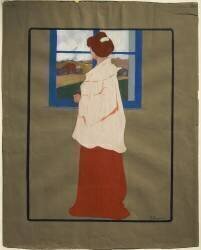 Woman at Window (Autumn) (Umberto Boccioni) - Muzeo.com
