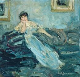 Woman in an Interior (Pierre Laprade) - Muzeo.com