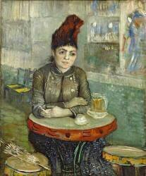 Woman in the 'Cafe Tambourin' (Vincent van Gogh) - Muzeo.com