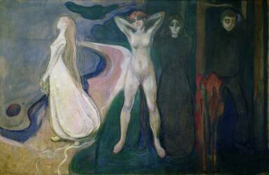 Woman in three stages (Sphinx) (Edvard Munch) - Muzeo.com