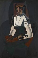 Woman with Mandolin (Juan Gris) - Muzeo.com