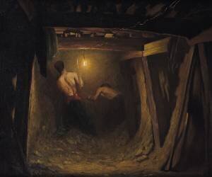 Working on the Metro under the Place de l'Etoile (Gaston Brun) - Muzeo.com
