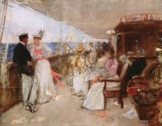 Yachting in the Archipelago (Henri Gervex) - Muzeo.com