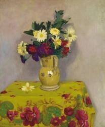 Yellow daisies and various flowers (Félix Vallotton) - Muzeo.com