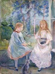Young Girls at the Window (Berthe Morisot) - Muzeo.com