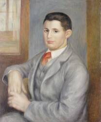 Young Man with a Red Tie (Auguste Renoir) - Muzeo.com
