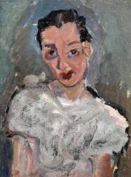 Young Woman in a White Blouse (Chaïm Soutine) - Muzeo.com