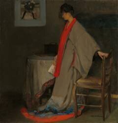 Young Woman in Kimono (Alfred Henry Maurer) - Muzeo.com