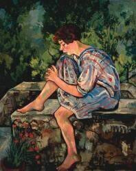 Young woman sitting (Suzanne Valadon) - Muzeo.com