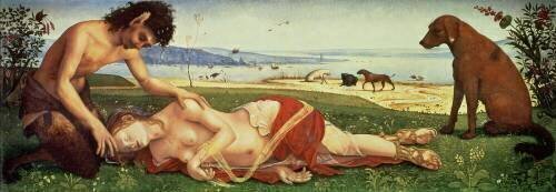A Satyr Mourning over a Nymph (Piero di Cosimo) - Muzeo.com