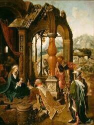Adoration des Mages (Jan de Beer) - Muzeo.com