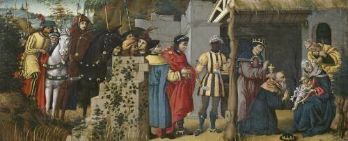 Adoration of the Magi (Michelangelo di Pietro...) - Muzeo.com