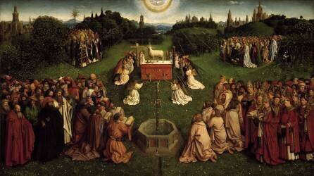 Adoration of the Mystic Lamb (Jan van Eyck) - Muzeo.com