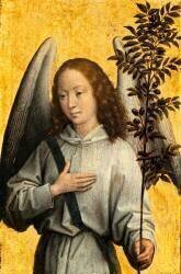 Ange tenant un rameau d'olivier (Hans Memling) - Muzeo.com