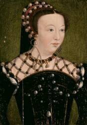 Catherine de Médicis, reine de France (1519-1589)- vers 1556 (François Clouet) - Muzeo.com