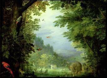 Earth or The Earthly Paradise (Jan Brueghel the Elder) - Muzeo.com