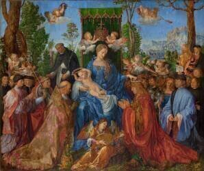 Feast of the Rose Garlands (Albrecht Dürer) - Muzeo.com
