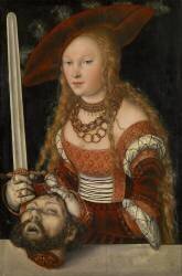 Judith tenant la tête d'Holopherne (Lucas Cranach the Elder) - Muzeo.com