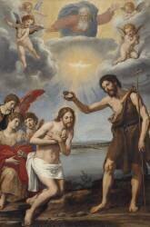 Le Baptême du Christ (Ottavio Vannini) - Muzeo.com