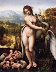 Leda and the Swan (Cesare da Sesto) - Muzeo.com