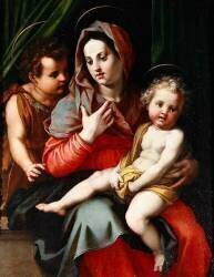 Madonna and Child with St. John (Andrea del Sarto) - Muzeo.com