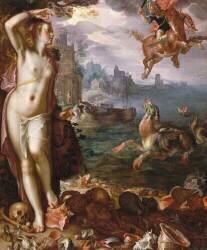 Persée secourant Andromède (Joachim Wtewael) - Muzeo.com