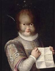 Portrait de Tonetta, fille de Gonsalvo (Lavinia Fontana) - Muzeo.com