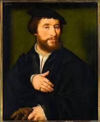 Portrait d'homme (Joos van Cleve) - Muzeo.com