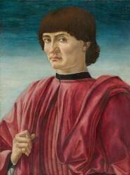 Portrait of a man (Andrea del Castagno) - Muzeo.com