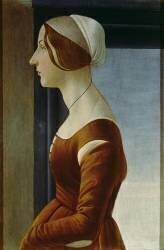 Portrait of a Woman considered to be Alfonsina Orsini (Sandro Botticelli) - Muzeo.com
