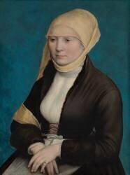 Portrait of a Woman from Southern Germany (Hans Holbein the Younger) - Muzeo.com