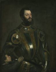 Portrait of Alfonso d'Avalos (Tiziano) - Muzeo.com