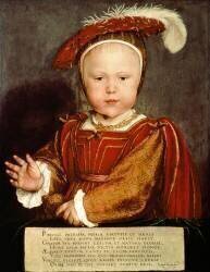 Portrait of Edward VI as a child (Hans Holbein the Younger) - Muzeo.com