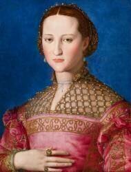Portrait of Eleanor of Toledo (Bronzino) - Muzeo.com