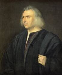 Portrait of Man (Tiziano) - Muzeo.com
